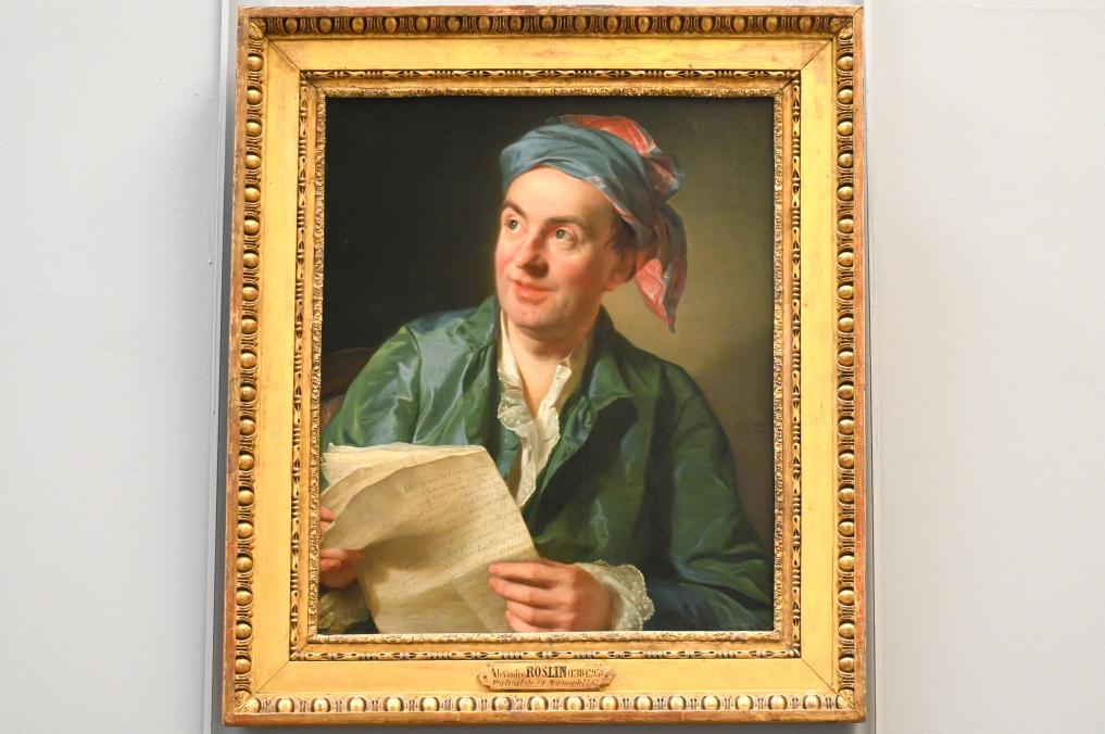 Louis-Michel van Loo (1764–1769), Porträt des Philosophen Denis Diderot (1713-1784), Paris, Musée du Louvre, Saal 928, 1767, Bild 1/2