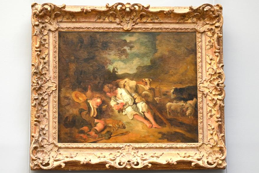 Jean-Honoré Fragonard (1751–1784), Merkur und Argus, Paris, Musée du Louvre, Saal 929, um 1761–1762, Bild 1/2