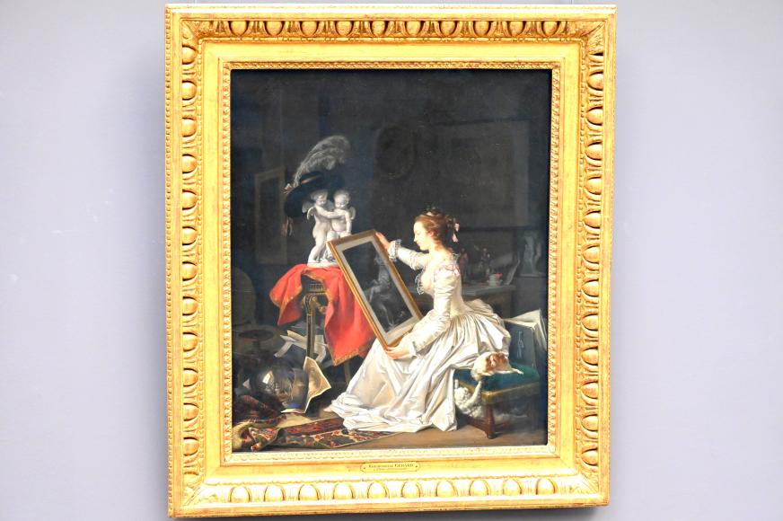 Marguerite Gérard (1785–1803), Die interessierte Schülerin, Paris, Musée du Louvre, Saal 929, um 1786, Bild 1/2