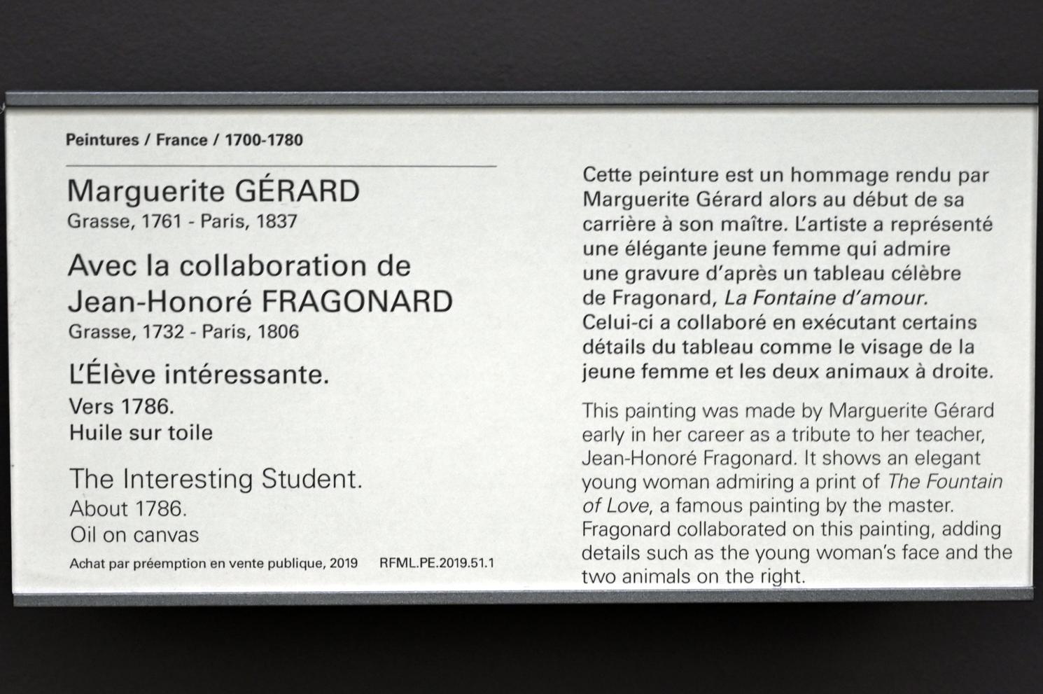 Marguerite Gérard (1785–1803), Die interessierte Schülerin, Paris, Musée du Louvre, Saal 929, um 1786, Bild 2/2