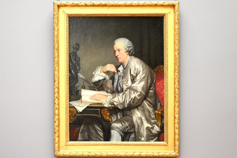 Jean-Baptiste Greuze (1754–1799), Porträt des Claude Henri Watelet (1718-1786), Finanzier und Kunstsammler, Paris, Musée du Louvre, Saal 932, vor 1765, Bild 1/2
