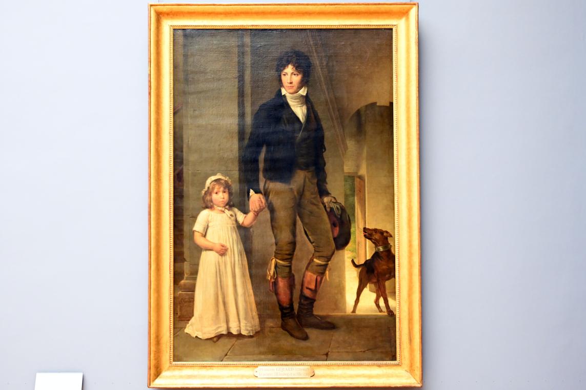 François Gérard (1794–1824), Jean-Baptiste Isabey (1767–1855) und seine Tochter Alexandrine (1791–1871), Paris, Musée du Louvre, Saal 934, 1795