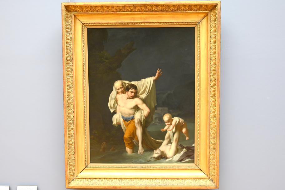 Jean-Baptiste Regnault (1782–1793), Die Sintflut, Paris, Musée du Louvre, Saal 934, 1789, Bild 1/2