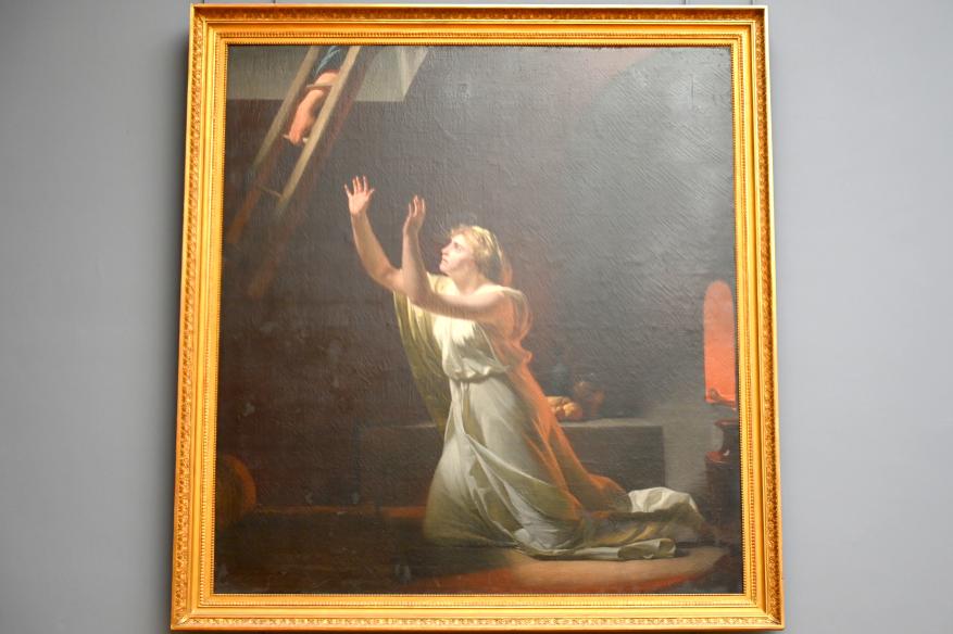 Henri-Pierre Danloux (1792–1813), Die Folter einer Vestalin, Paris, Musée du Louvre, Saal 934, 1800, Bild 1/2