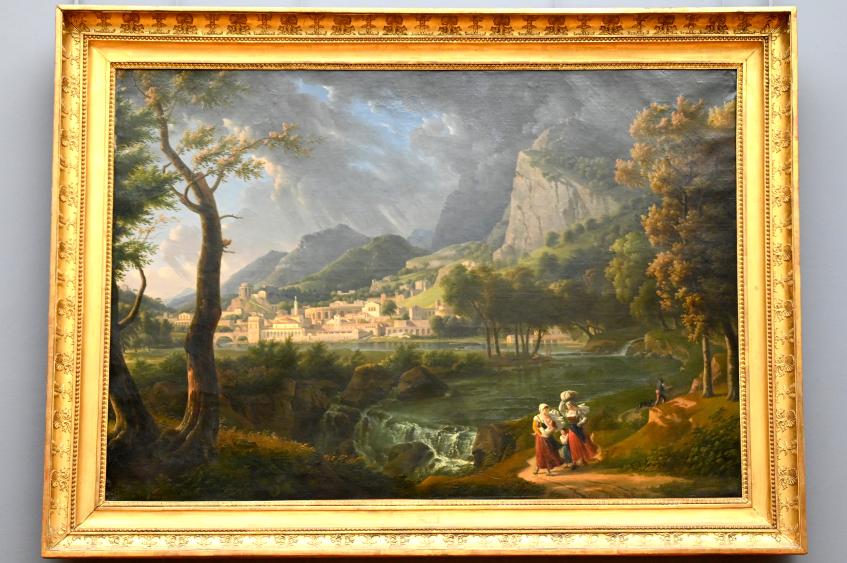 Alexandre-Hyacinthe Dunouy (1786–1821), Imaginäre Landschaft nach Studien in den Alpen und in Italien, Paris, Musée du Louvre, Saal 935, vor 1822