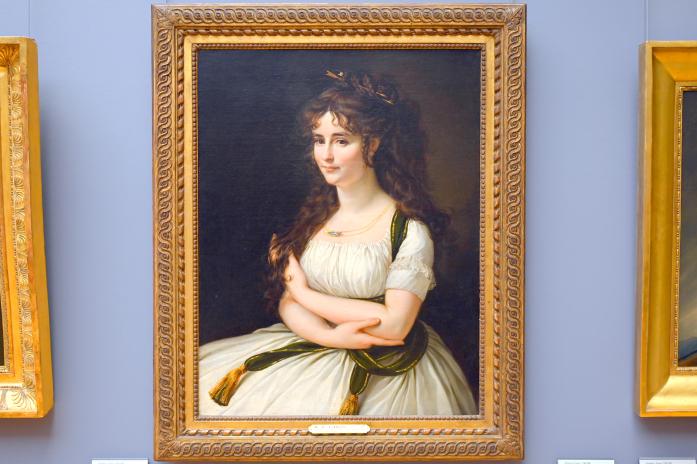 Antoine-Jean Gros (1795–1826), Porträt der Madame Pasteur, geborene Madeleine Alexandre (1773-1841), Paris, Musée du Louvre, Saal 935, 1795–1796