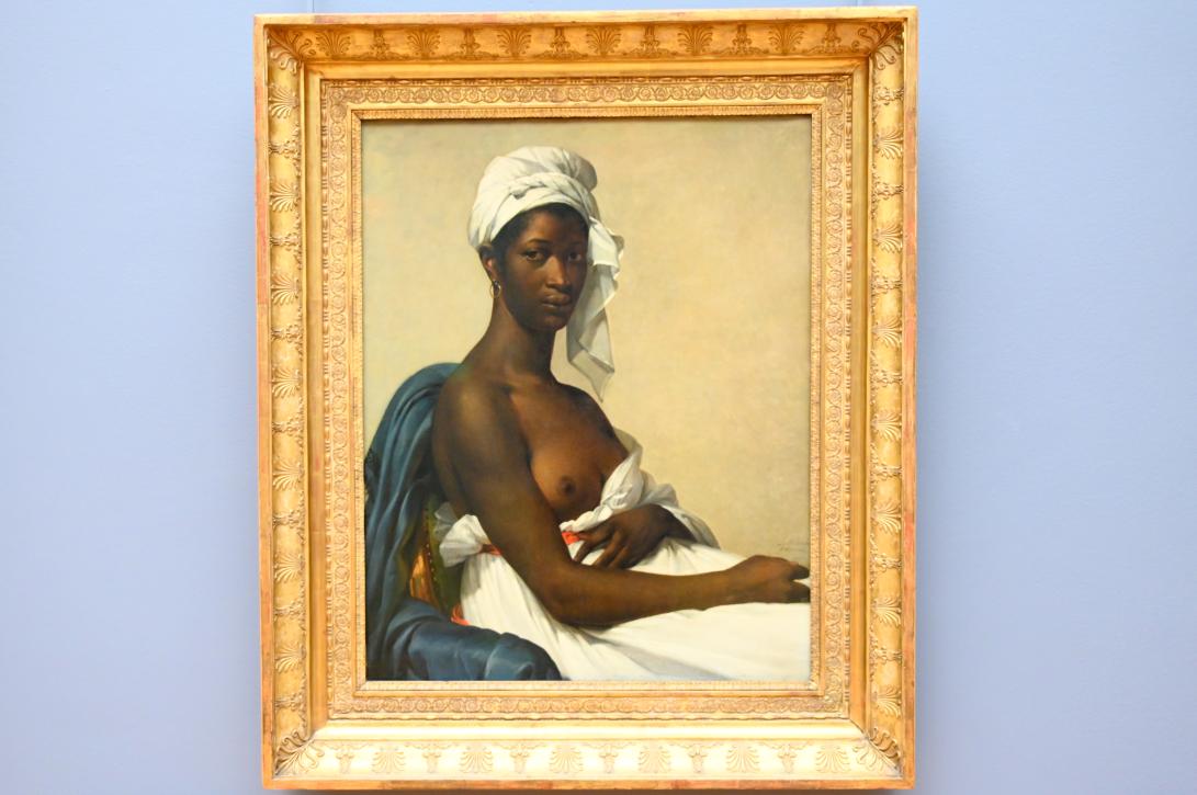 Marie-Guillemine Benoist (1799–1802), Porträt einer Negerin, Paris, Musée du Louvre, Saal 935, vor 1800, Bild 1/2