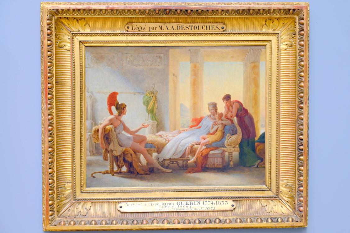 Pierre Narcisse Guérin (1798–1818), Aeneas und Dido, Paris, Musée du Louvre, Saal 936, um 1815, Bild 1/2