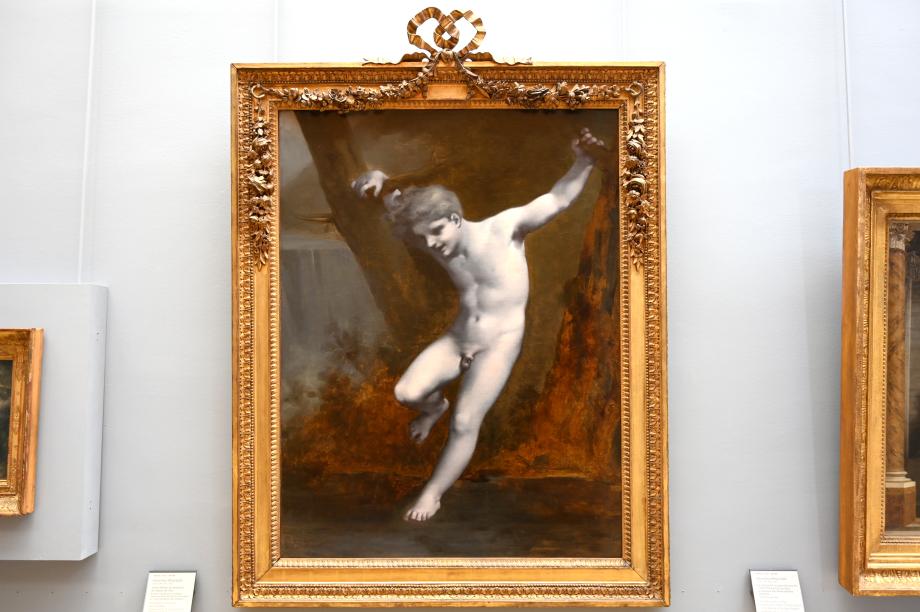 Pierre Paul Prud’hon (1782–1822), Der junge Zephyr schwingt über dem Wasser, Paris, Musée du Louvre, Saal 936, Undatiert, Bild 1/2
