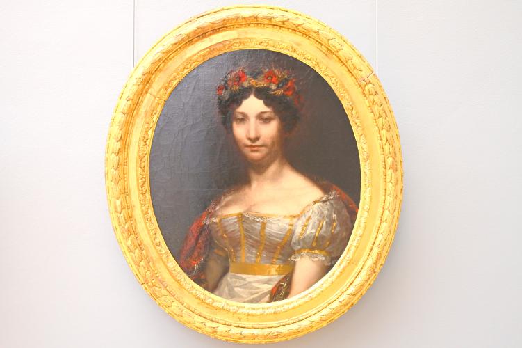 Pierre Paul Prud’hon (1782–1822), Porträt der Madame Jarre, geb. Hébert, Paris, Musée du Louvre, Saal 936, 1821–1822, Bild 1/2
