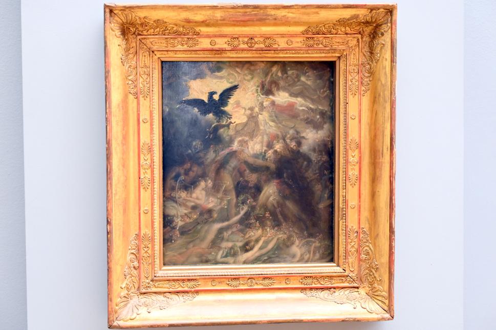 Anne-Louis Girodet-Trioson (1791–1811), Die Apotheose der Helden Frankreichs, die im Freiheitskrieg für ihr Land starben, Paris, Musée du Louvre, Saal 936, 1800