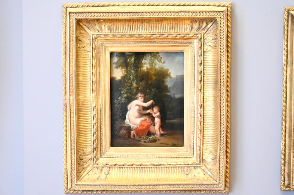 Jean-Baptiste Mallet (1820), Bacchantin in einer Landschaft, Paris, Musée du Louvre, Saal 937, Undatiert