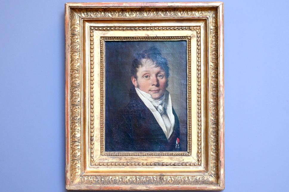 Louis-Léopold Boilly (1790–1818), Porträt des Antoine-Vincent Arnault (1766-1834), Dichter und Dramatiker, Cousin der zweiten Frau des Künstlers, Paris, Musée du Louvre, Saal 938, um 1814