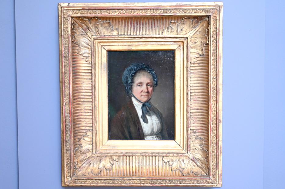 Louis-Léopold Boilly (1790–1818), Porträt der Madame Nicolas Vincent Arnault, Tante der zweiten Frau des Künstlers, Paris, Musée du Louvre, Saal 938, um 1814, Bild 1/2