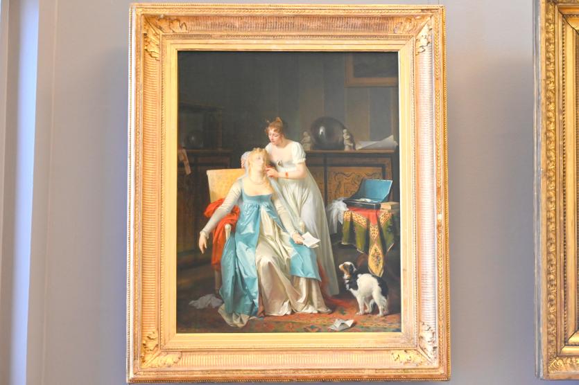Marguerite Gérard (1785–1803), Unangenehme Nachrichten, Paris, Musée du Louvre, Saal 938, um 1803–1804, Bild 1/2