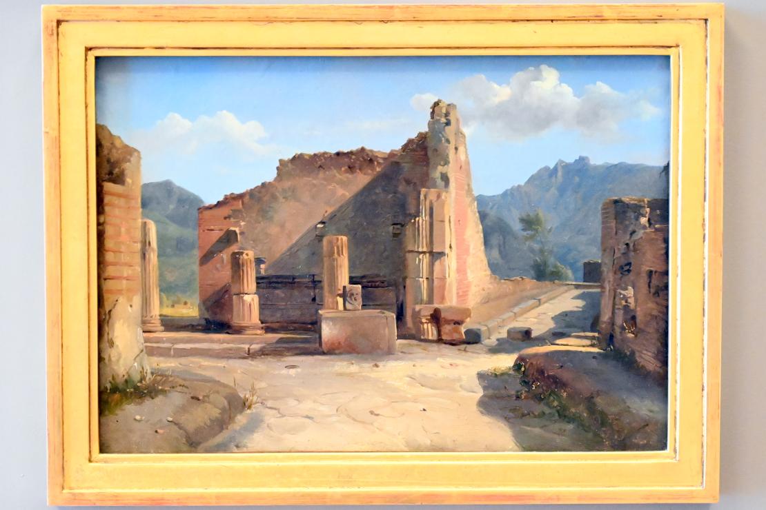 Achille Etna Michallon (1816–1822), Das Forum von Pompeji (in der Nähe von Neapel, Italien), Paris, Musée du Louvre, Saal 939, 1819