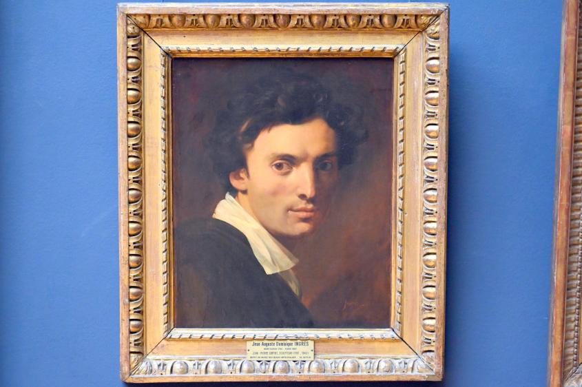 Jean-Auguste-Dominique Ingres (1805–1856), Porträt des Bildhauers Jean-Pierre Cortot (1787-1843), Paris, Musée du Louvre, Saal 940, 1815