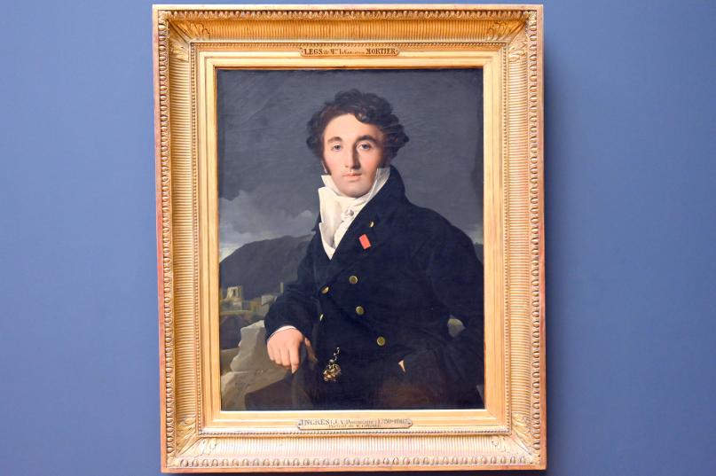 Jean-Auguste-Dominique Ingres (1805–1856), Porträt des Charles Cordier (1777-1870), Inspektor für Stempelsteuern und Nachlässe in Rom, Paris, Musée du Louvre, Saal 940, 1811, Bild 1/2