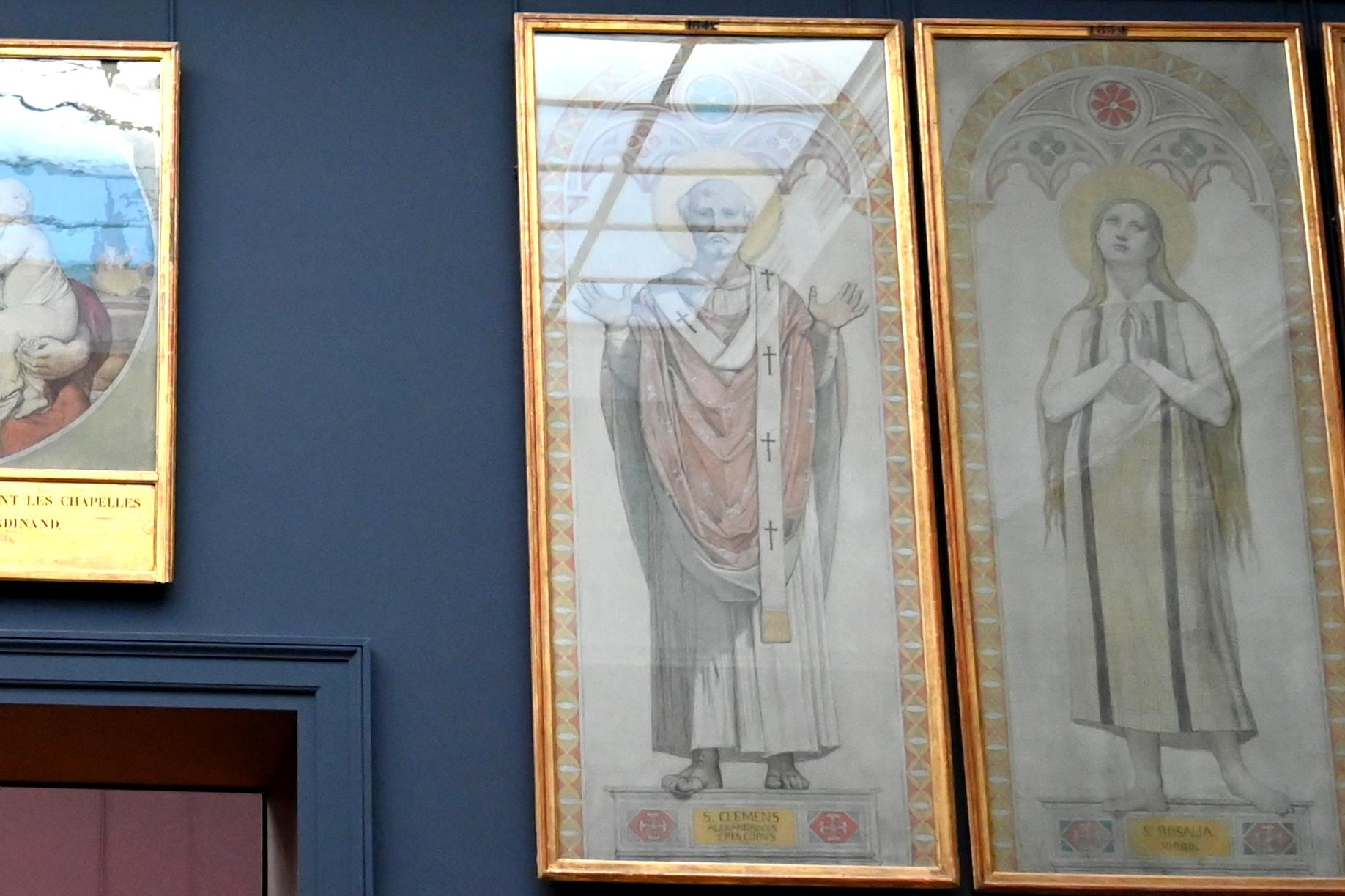 Jean-Auguste-Dominique Ingres (1805–1856), Heiliger Clemens, Bischof von Alexandria, Neuilly-sur-Seine, Chapelle Saint-Ferdinand, jetzt Paris, Musée du Louvre, Saal 940, 1842