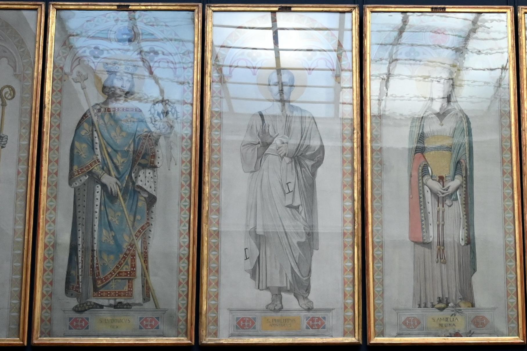 Jean-Auguste-Dominique Ingres (1805–1856), Heiliger Philippus, Apostel, Neuilly-sur-Seine, Chapelle Saint-Ferdinand, jetzt Paris, Musée du Louvre, Saal 940, 1842
