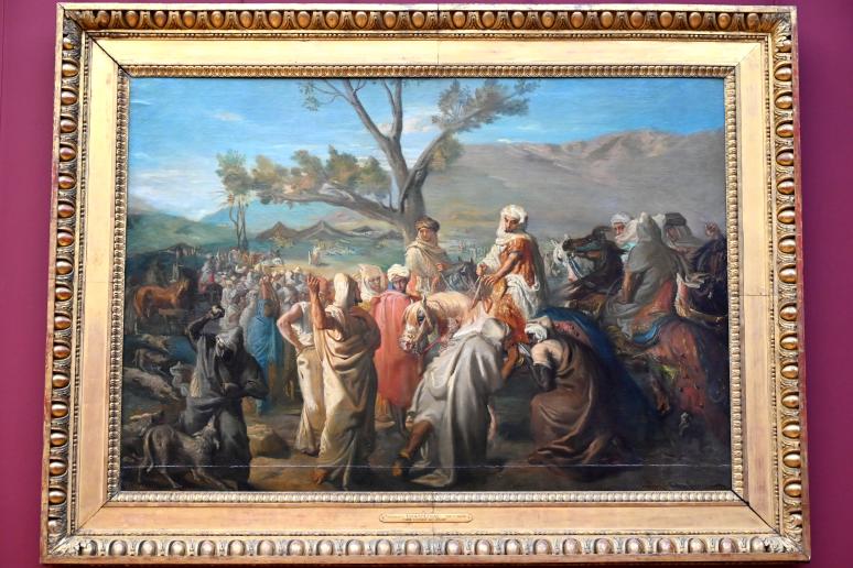 Théodore Chassériau (1835–1856), Arabische Häuptlinge besuchen ihre Vasallen, Paris, Musée du Louvre, Saal 942, 1849