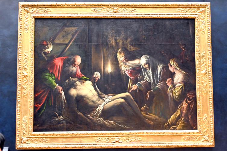 Jacopo Bassano (da Ponte) (1539–1590), Kreuzabnahme Christi, Paris, Musée du Louvre, Saal 711, um 1580–1582