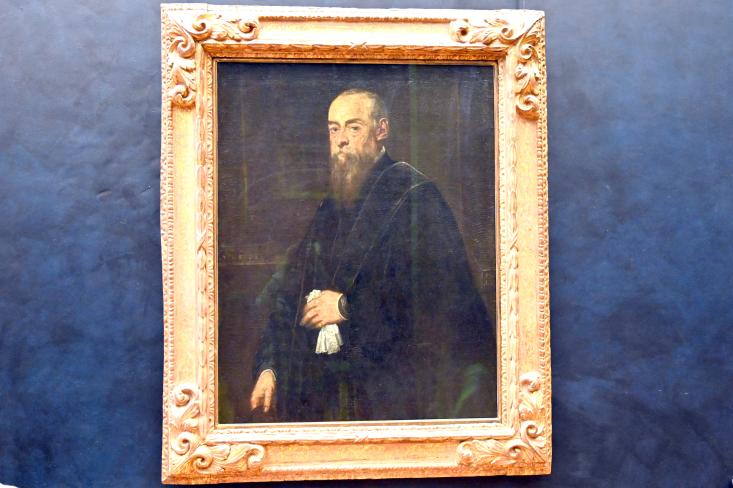 Tintoretto (Jacopo Robusti) (1540–1590), Porträt eines Mannes, Paris, Musée du Louvre, Saal 711, 1570–1575, Bild 1/2