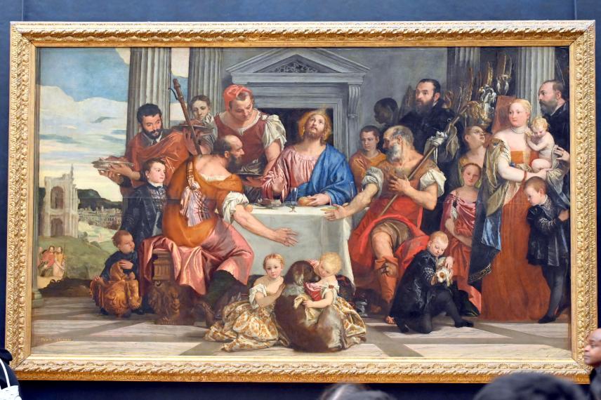 Paolo Caliari (Veronese) (1547–1587), Die Pilger von Emmaus, Paris, Musée du Louvre, Saal 711, um 1559