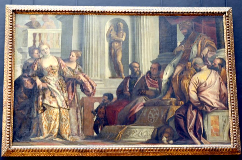 Paolo Caliari (Veronese) (1547–1587), Esther und Ahasverus, Paris, Musée du Louvre, Saal 711, um 1580, Bild 1/2