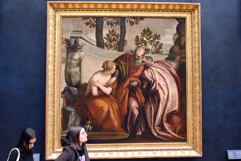 Paolo Caliari (Veronese) (1547–1587), Susanna und die Alten, Paris, Musée du Louvre, Saal 711, um 1580