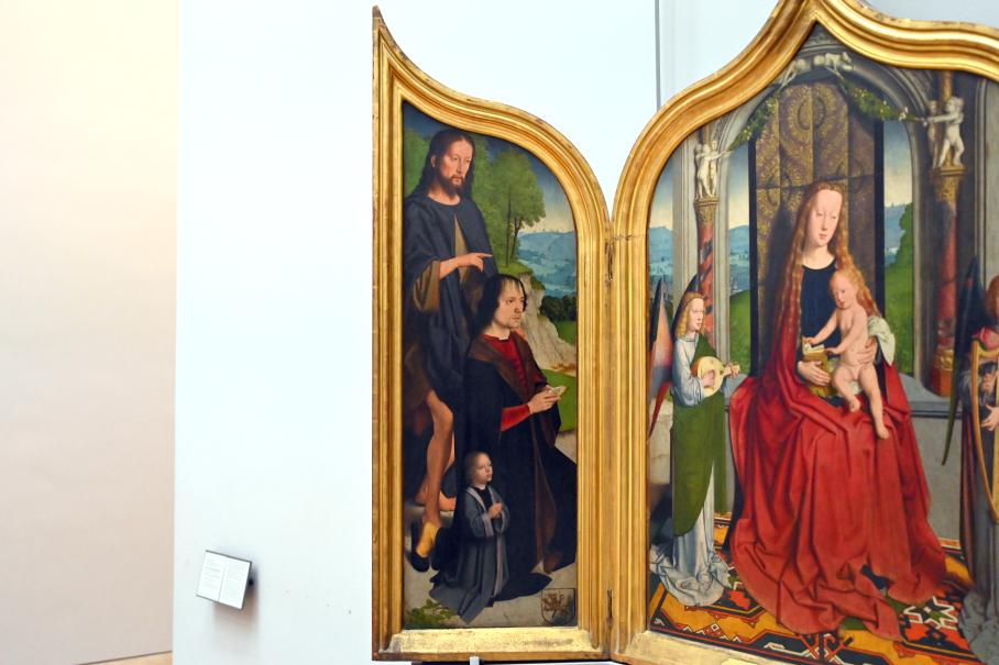 Gerard David (1475–1519), Triptychon der Familie Sedano, Paris, Musée du Louvre, Saal 818, um 1495, Bild 3/6