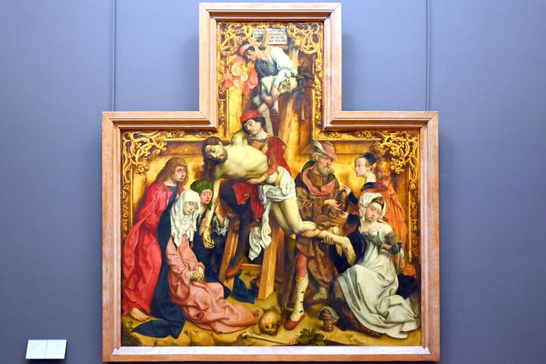 Meister des Bartholomäusaltars (1477–1507), Kreuzabnahme, Paris, Kirche von Val-de-Grâce, jetzt Paris, Musée du Louvre, Saal 819, um 1480–1510