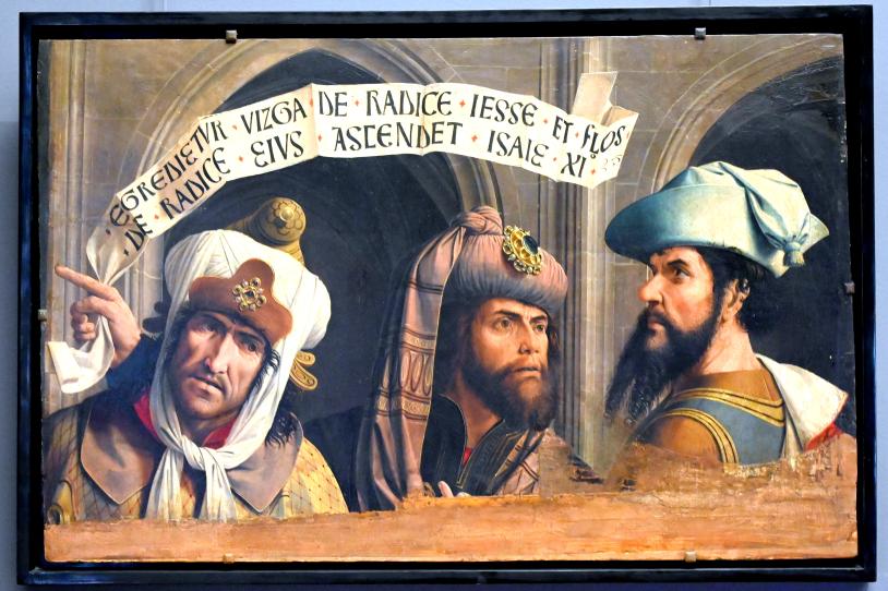 Jean Changenet (1484), Drei Propheten, Arles, Dominikanerkirche, jetzt Paris, Musée du Louvre, Saal 832, 1484, Bild 1/2