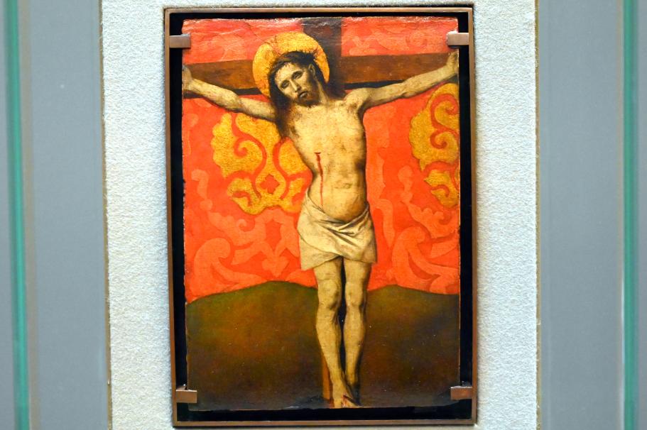 Meister der Verkündigung von Aix (1447), Christus am Kreuz, Paris, Musée du Louvre, Saal 833, um 1445–1450