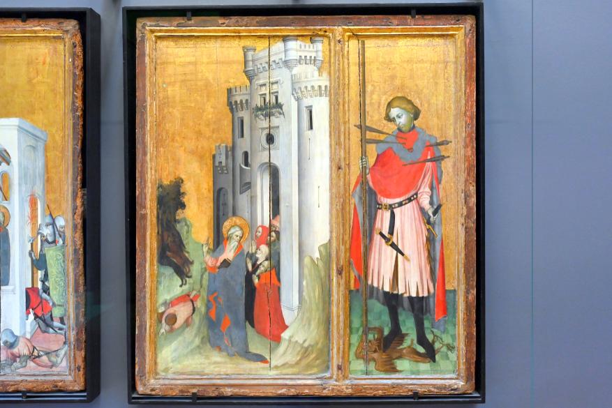 Jacques Iverny (1410), Thouzon-Altarbild, Villeneuve-lès-Avignon, Abtei Saint-André, jetzt Paris, Musée du Louvre, Saal 833, um 1410, Bild 3/4