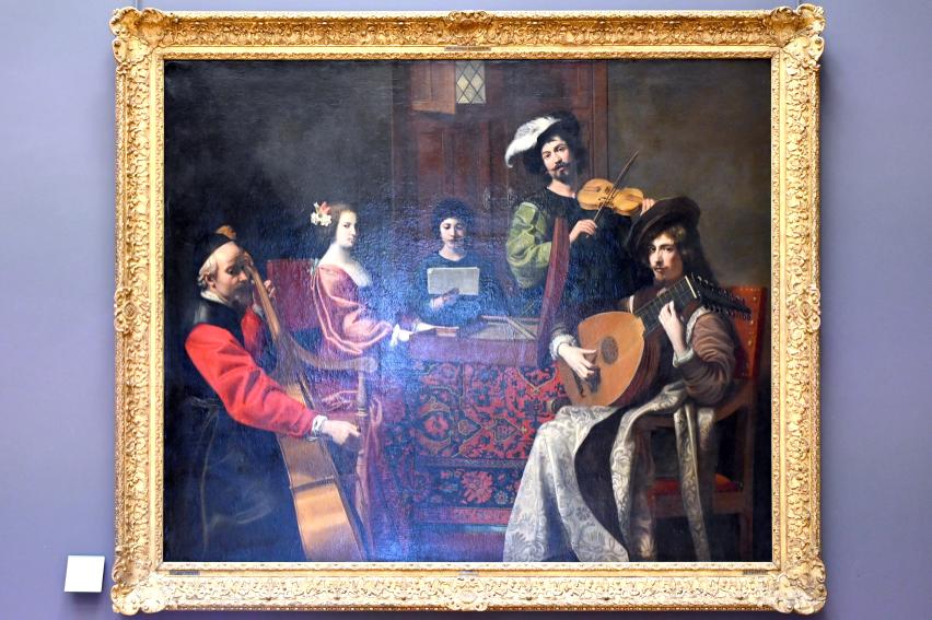 Nicolas Tournier (1616–1636), Das Konzert, Paris, Musée du Louvre, Saal 829, um 1630–1635