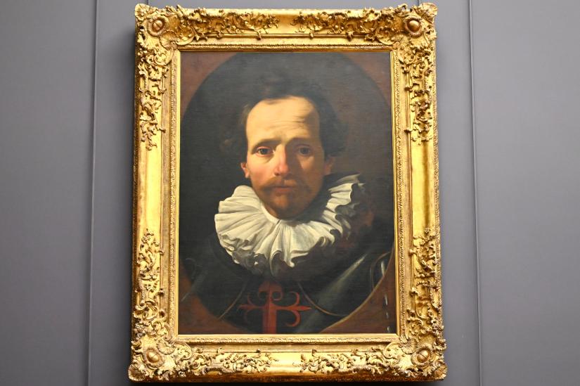 Simon Vouet (1616–1649), Porträt des Giovan Carlo Doria (1576-1625), genuesischer Aristokrat und Kunstliebhaber, Paris, Musée du Louvre, Saal 829, 1621, Bild 1/2