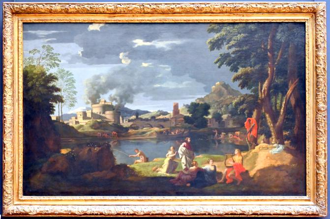 Nicolas Poussin (1624–1663), Orpheus und Eurydike, Paris, Musée du Louvre, Saal 825, um 1650, Bild 1/2