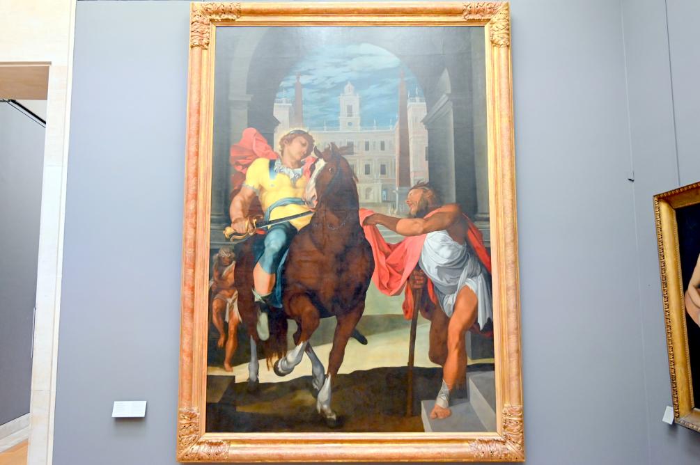 Martin Fréminet (1614), Die Wohltätigkeit des heiligen Martin, Paris, Musée du Louvre, Saal 824, um 1610–1619, Bild 1/2
