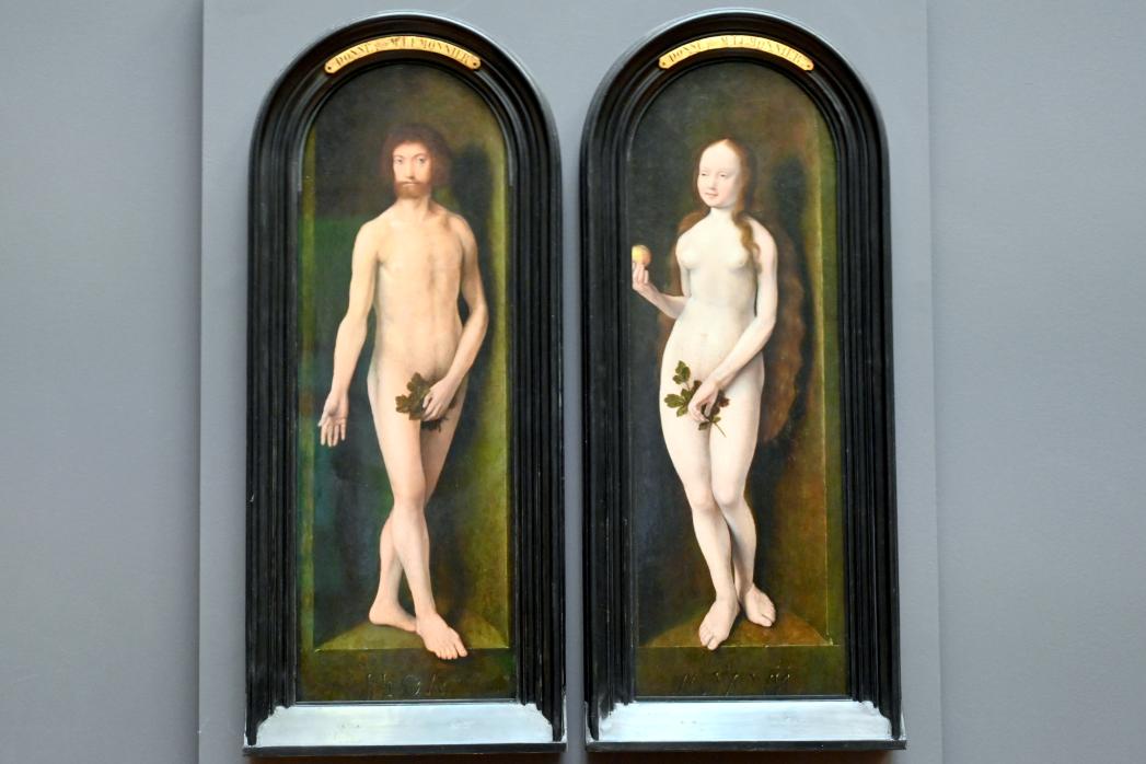 Joos van Cleve (Joos van der Beke) (1507–1538), Adam und Eva, Paris, Musée du Louvre, Saal 814, 1507