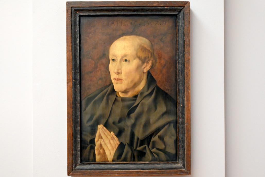 Jan Gossaert (Mabuse) (1505–1531), Porträt eines 40-jährigen Mönches, Paris, Musée du Louvre, Saal 815, 1526, Bild 1/2