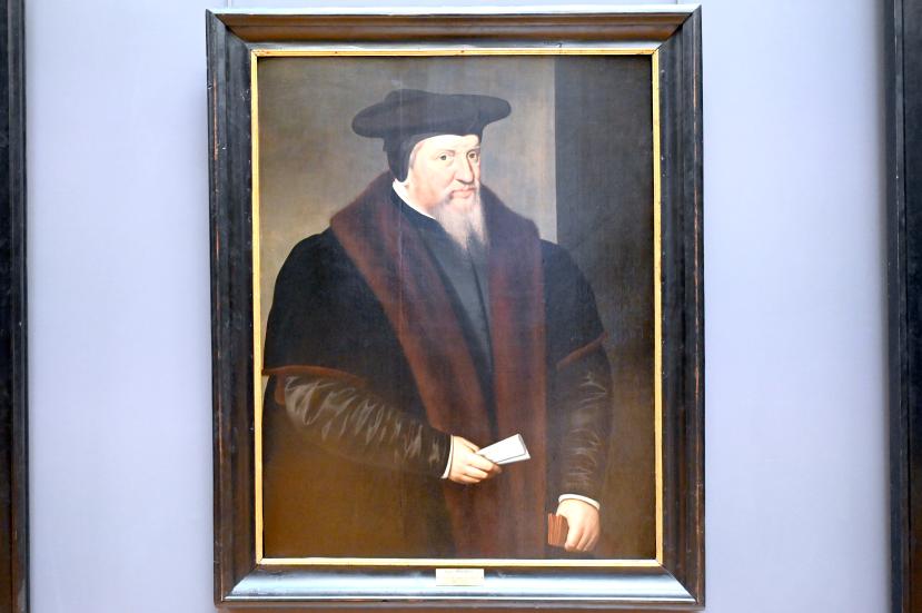 Frans Pourbus der Ältere (1564–1580), Porträt des Viglius van Aytta (1507–1577), Rechtsberater der Niederlande, Paris, Musée du Louvre, Saal 811, um 1562–1567