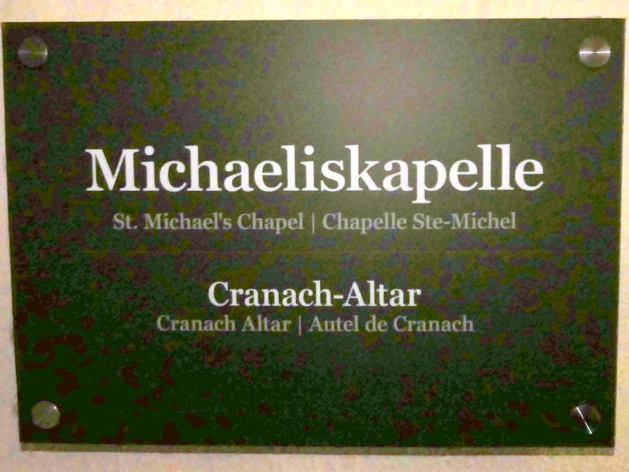 Lucas Cranach der Ältere (Werkstatt) (1515–1550), Cranach-Altar, Merseburg, Merseburger Dom St. Johannes und St. Laurentius, 1537, Bild 2/2