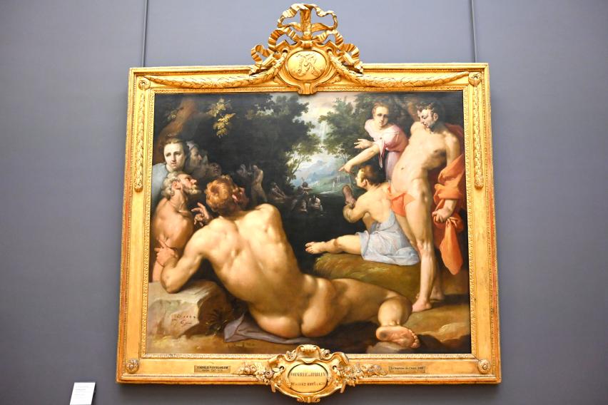 Cornelis van Haarlem (1588–1628), Taufe Christi, Paris, Musée du Louvre, Saal 806, 1588