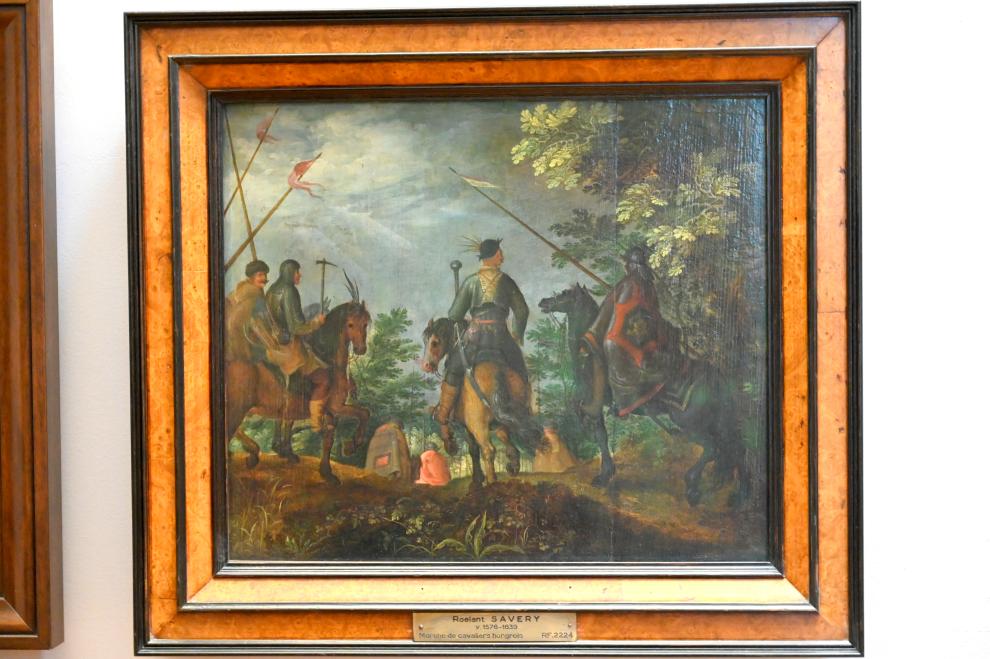 Roelant Savery (1602–1634), Die polnischen Kavalleristen, Paris, Musée du Louvre, Saal 808, 1614