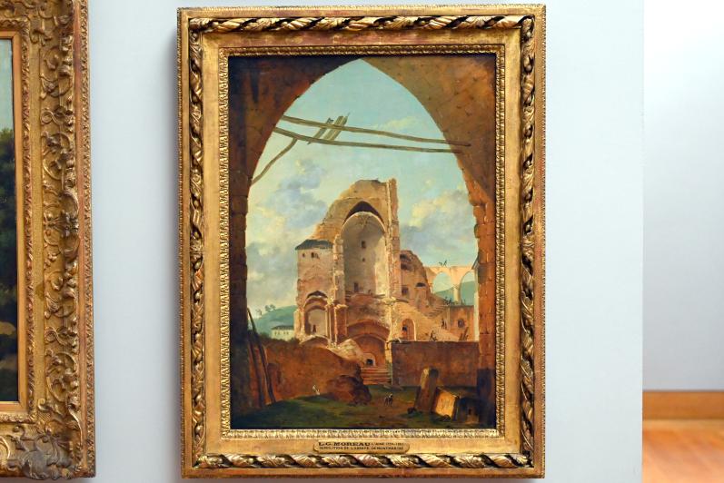 Louis-Gabriel Moreau (Undatiert), Abriss der Abtei Montmartre, Paris, Musée du Louvre, Saal 805, Undatiert, Bild 1/2
