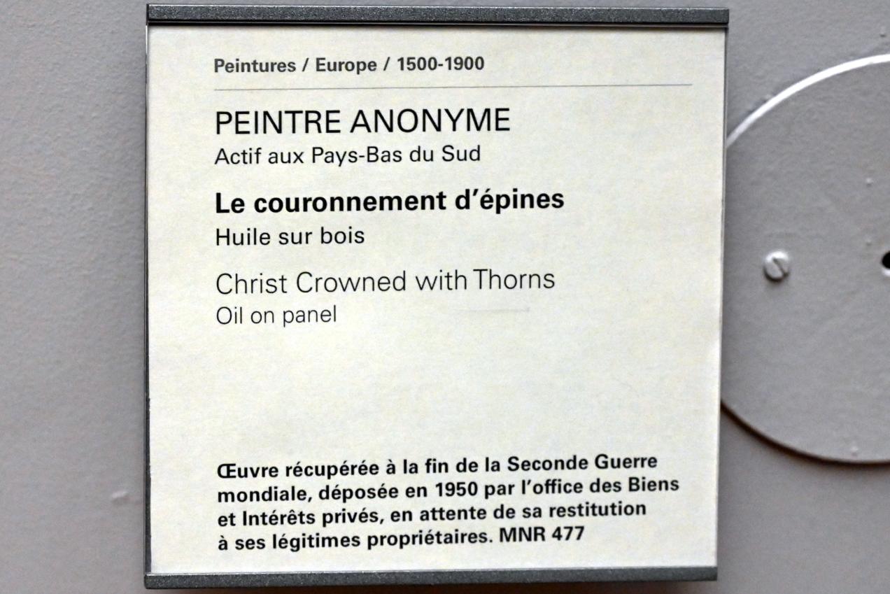 Dornenkrönung Christi, Paris, Musée du Louvre, Saal 805, Undatiert, Bild 3/3
