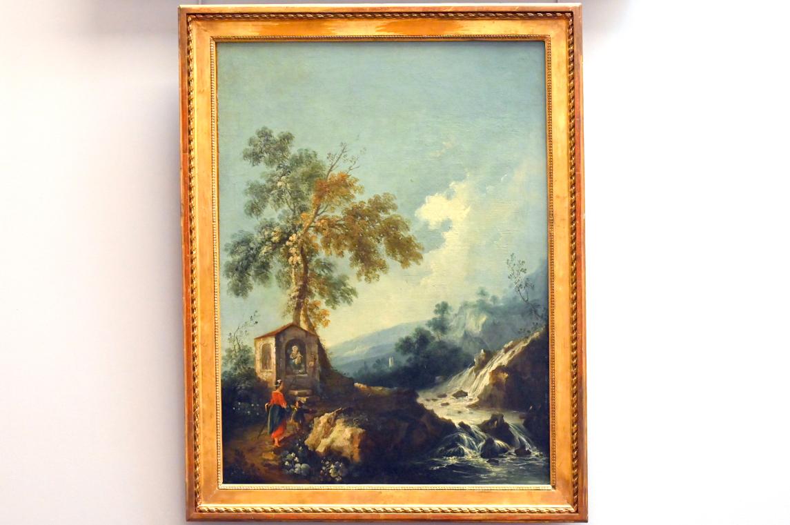 Landschaft mit einer Kapelle, Paris, Musée du Louvre, Saal 805, Undatiert, Bild 1/2