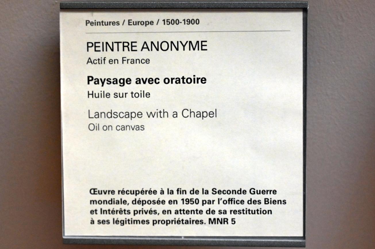 Landschaft mit einer Kapelle, Paris, Musée du Louvre, Saal 805, Undatiert, Bild 2/2