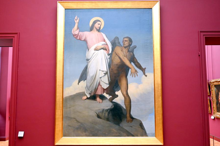 Ary Scheffer (1824–1855), Die Versuchung Christi, Paris, Musée du Louvre, Saal 943, 1849–1854